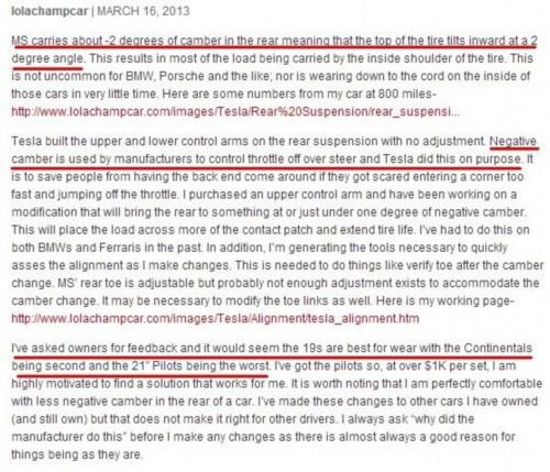 比电池着火还致命 Tesla被曝存后轮设计缺陷